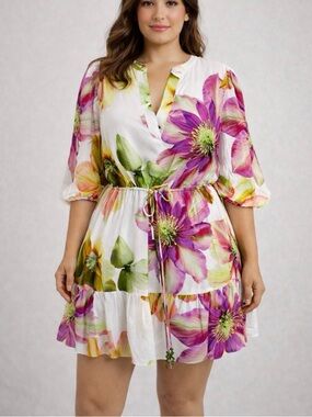 ALEX MARIE Floral Dress, size 6P, NWT